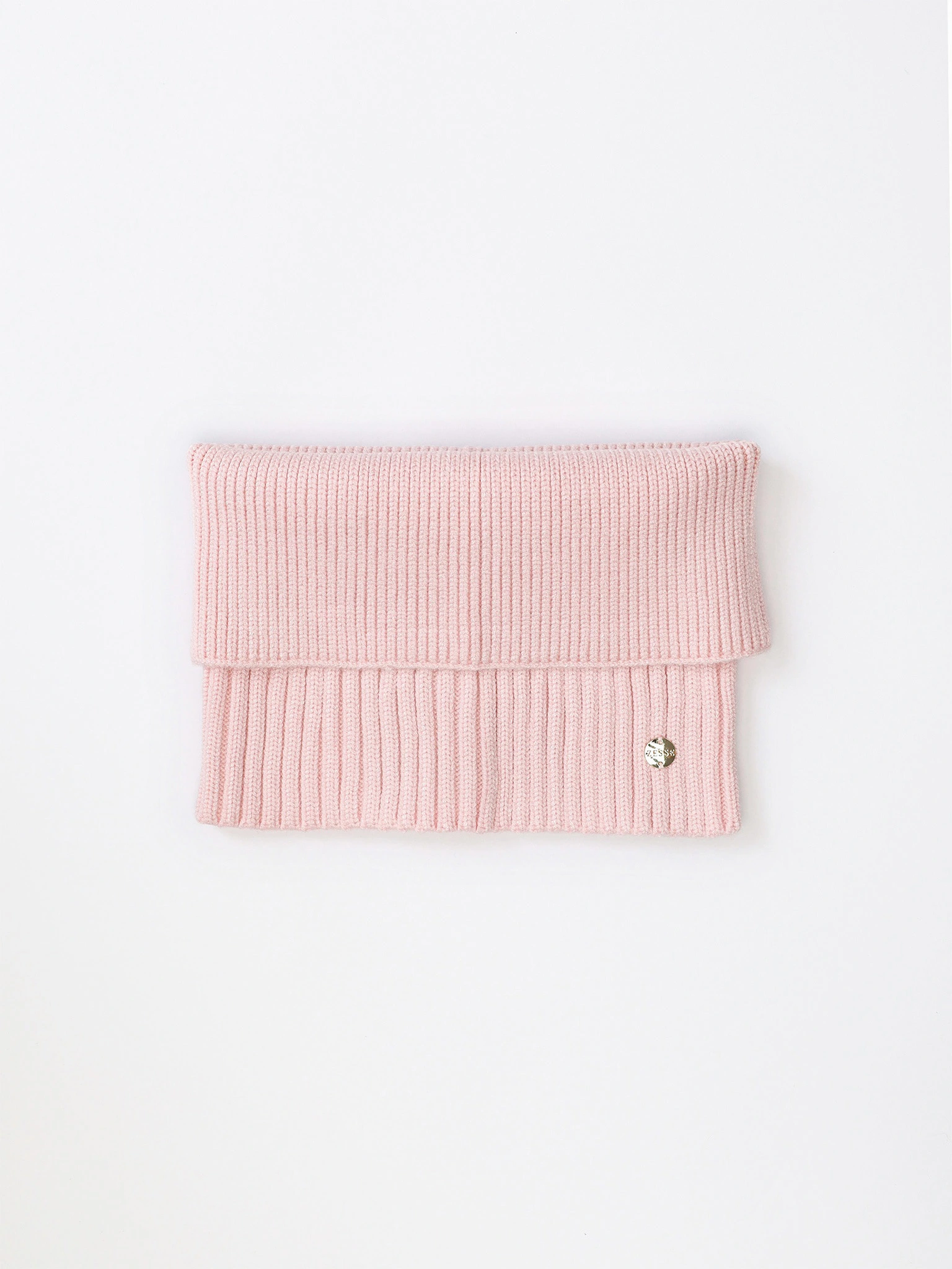 Шарф-снуд голубого цвета